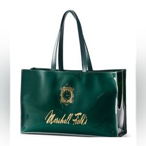 Marshall Field’s Large Patent Tote Bag